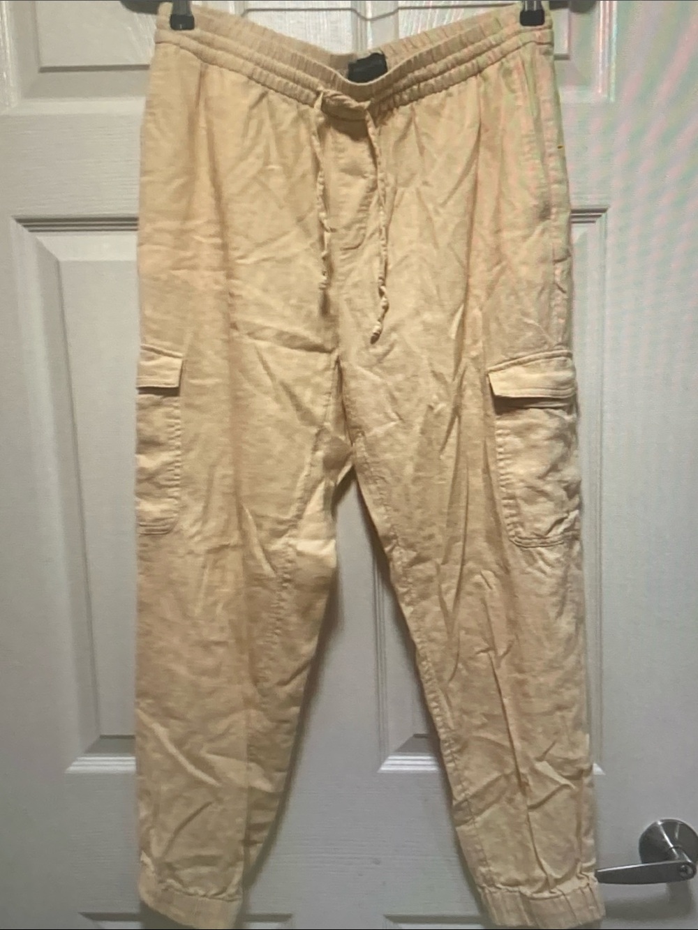 Banana Republic Beige Cargo Jogger Pants